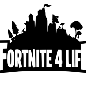 Fortnite '4 Life' Sticker