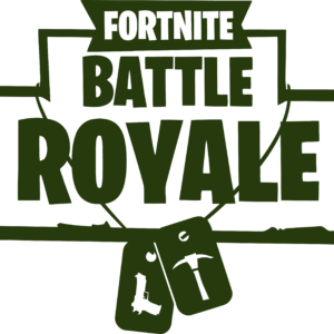 Fortnite Logo 'Battle Royale & Dogtags' Sticker