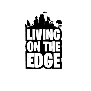 Fortnite 'Living on the edge' Sticker