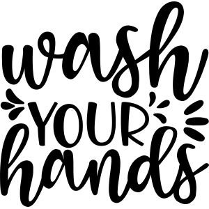 'Wash Your Hands' Sticker 3