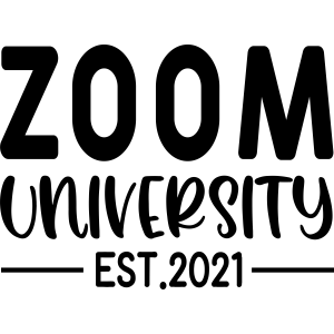'Zoom University' Sticker