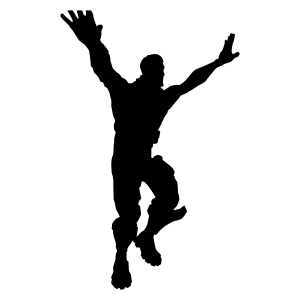 Fortnite Character Silhouette Sticker