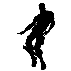 Fortnite Character Silhouette Sticker