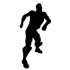 Fortnite Character Silhouette Sticker