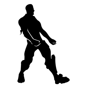 Fortnite Character Silhouette Sticker