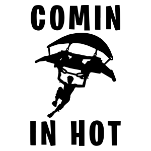 Fortnite 'Comin in Hot' Sticker