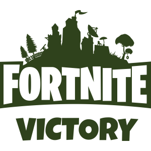Fortnite Logo 'Victory' Sticker