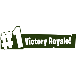Fortnite '#1Victory Royale!' Sticker