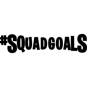 '# Squadgoals' Sticker