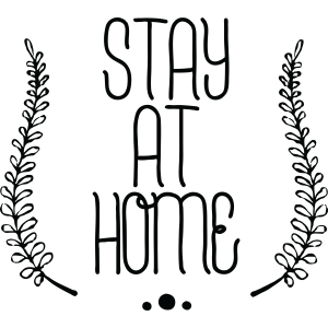'Stay Home' Sticker